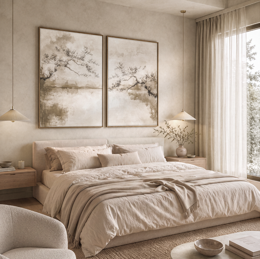 Japandi Wall Art: How to Choose the Right Piece