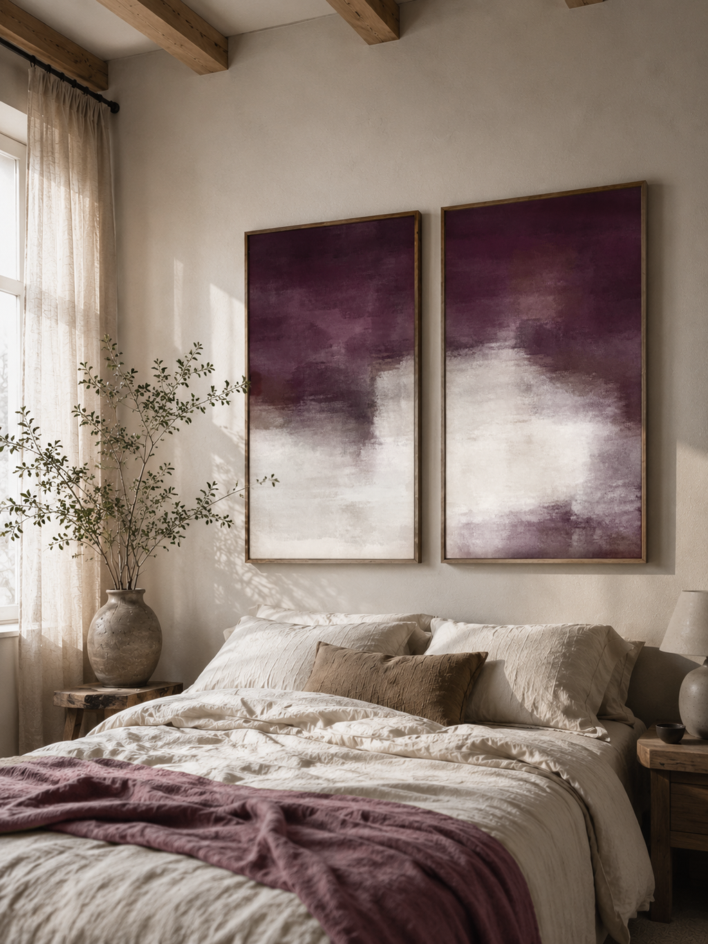 Earth Tones No. 01 Curated Set of 2 Wall Art