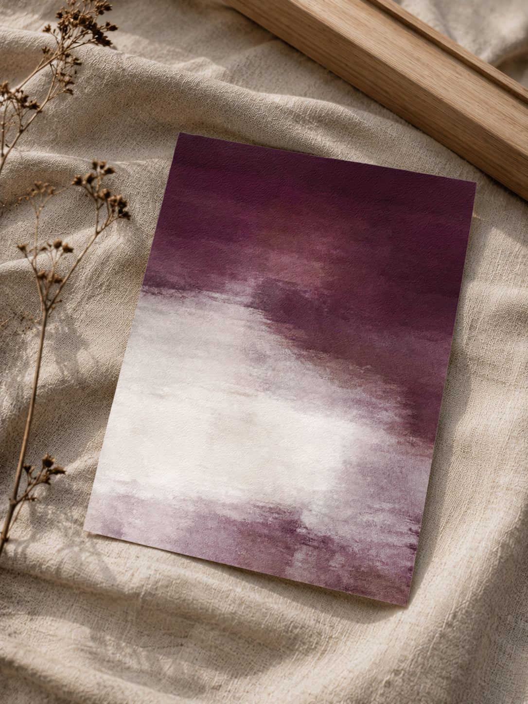 Sample — Burgundy Horizontal (Earth Tones No. 01)